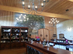 The tasting room at Becker Vineyards, Texas