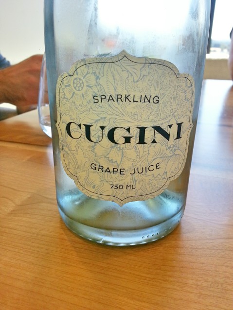 Cugini Sparkling Grape Juice by Ponzi Vineyards